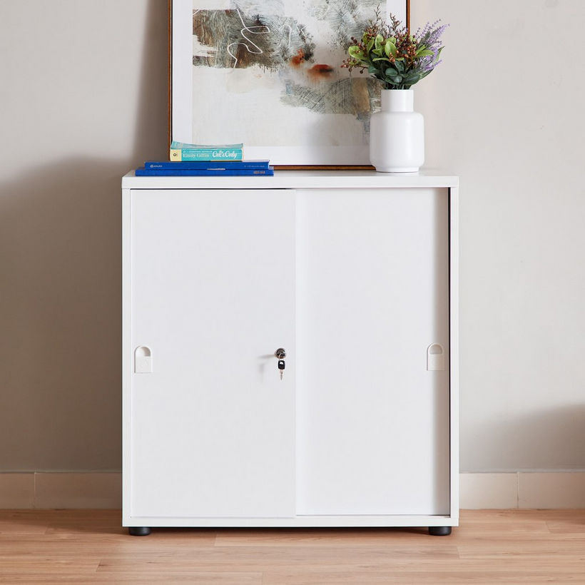 Lisbon Sliding Door File Cabinet - Image 3