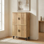 Porto 18-Pairs Shoe Cabinet with 4 Doors