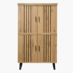 Porto 18-Pairs Shoe Cabinet with 4 Doors