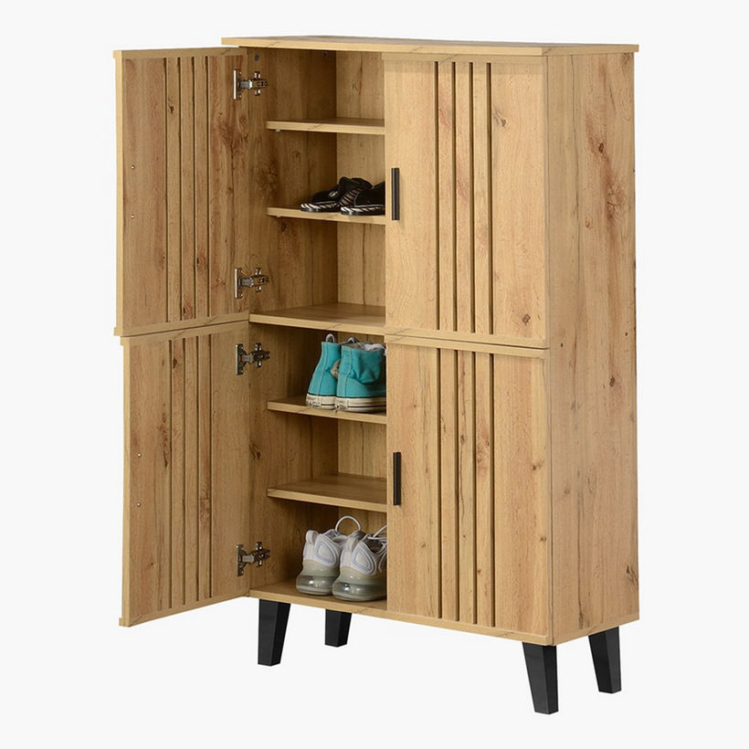 Porto 18-Pairs Shoe Cabinet with 4 Doors - Image 4