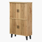 Porto 18-Pairs Shoe Cabinet with 4 Doors