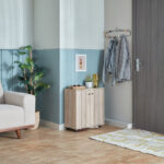 Movo Edmond 9-Pairs Shoe Cabinet with 2 Doors