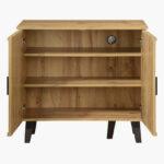 Porto 9-Pair Shoe Cabinet with 2 Doors