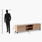Edmond 1.8 Metre TV Unit for TVs up to 75 inches