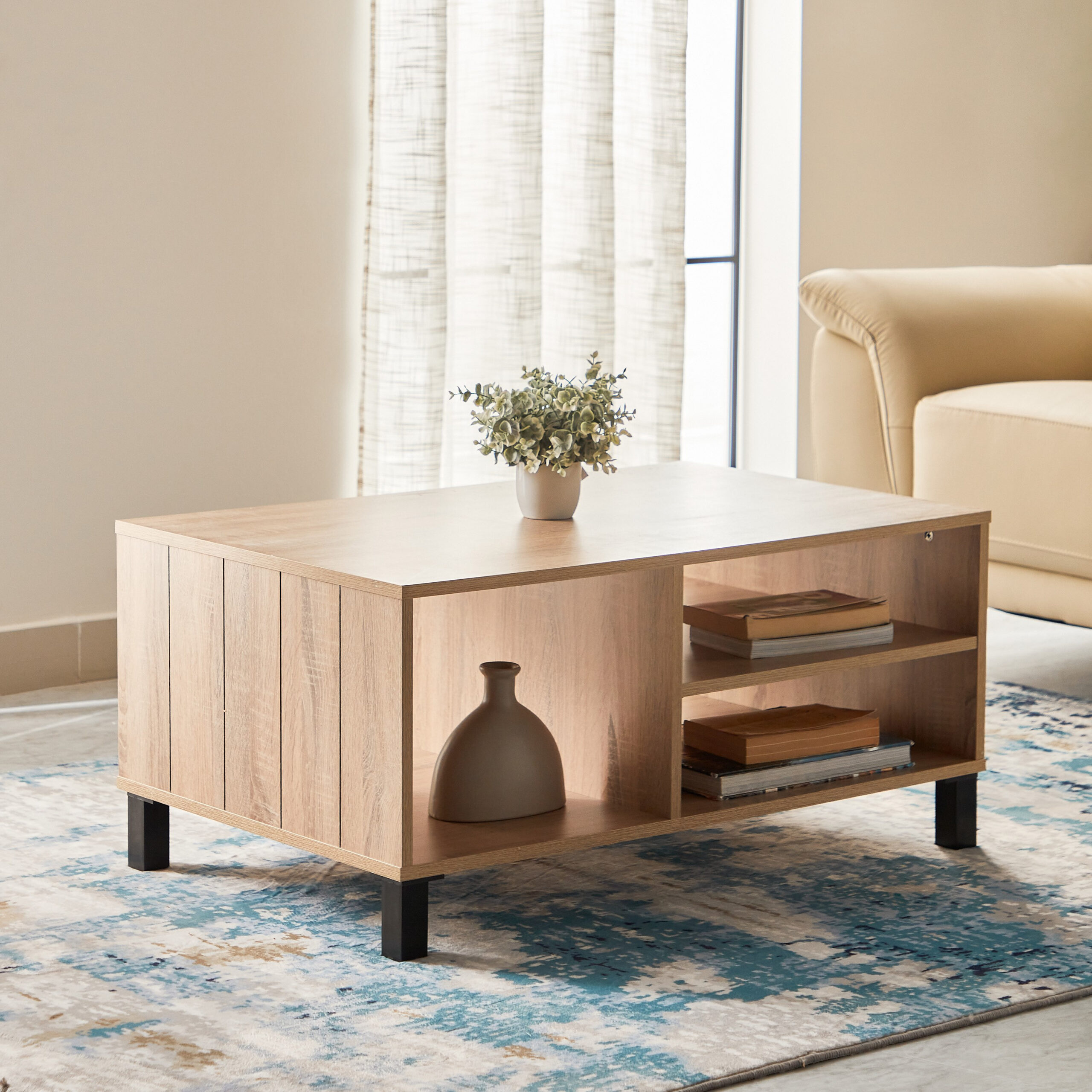 Edmond Coffee Table with Shelf