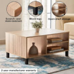 Edmond Coffee Table with Shelf