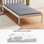 SleepEase iSmart Trifold Foldable Guest Travel Foam Single Mattress - 90x190x6 cm
