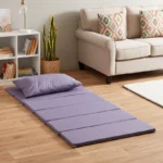 SleepEase iFlex Trifold Foldable Travel Foam Single Mattress with Pillowcase - 90x180x3 cm