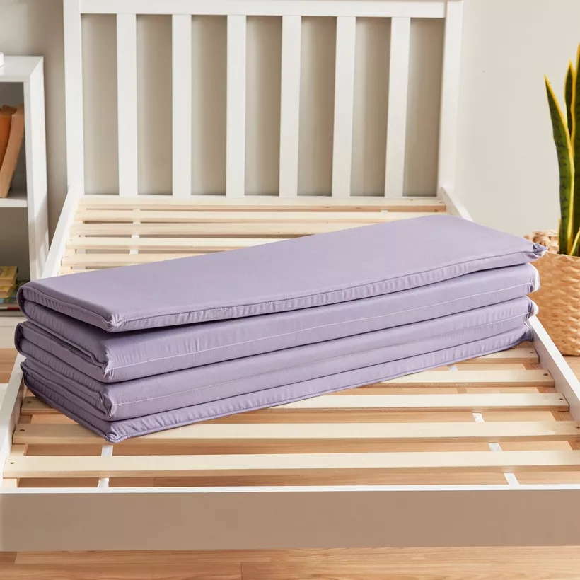 SleepEase iFlex Trifold Foldable Travel Foam Single Mattress with Pillowcase - 90x180x3 cm - Image 9
