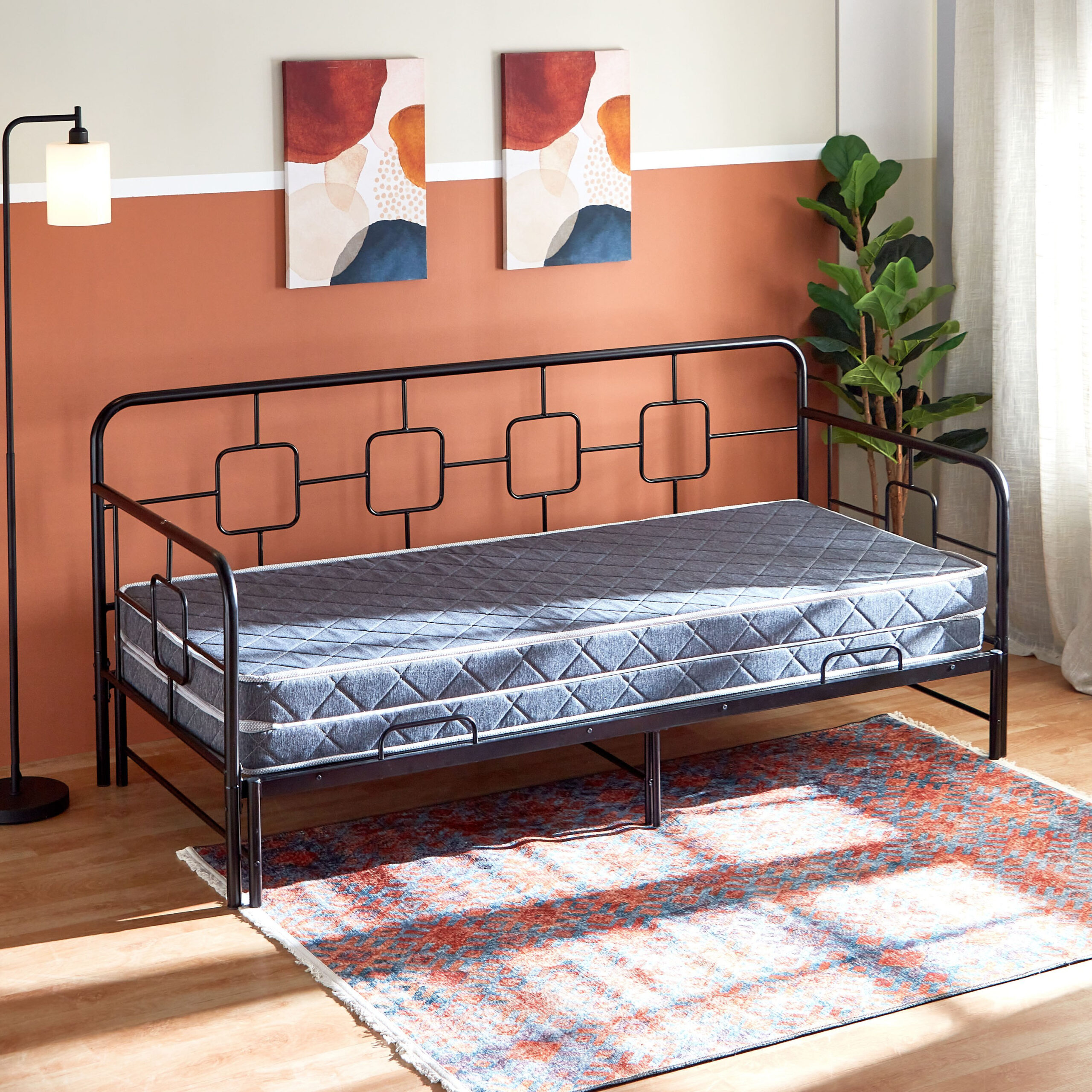SleepEase iUrban Firm Rebonded Foam King Mattress for Extendable Day Bed- 90/180x200