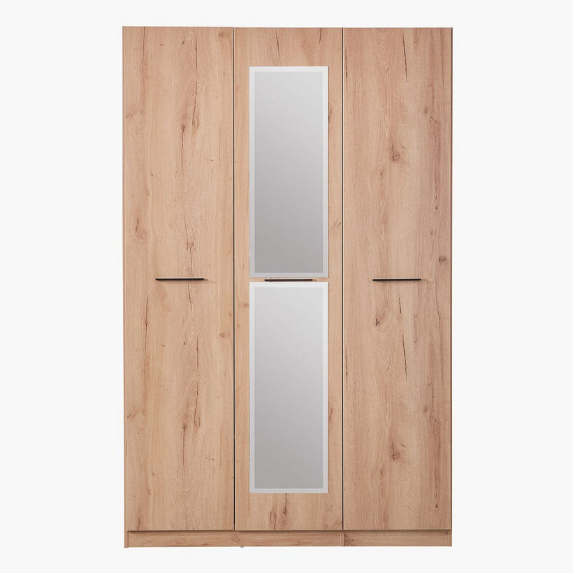 Urban 3-Door Wardrobe with Mirror - Image 4