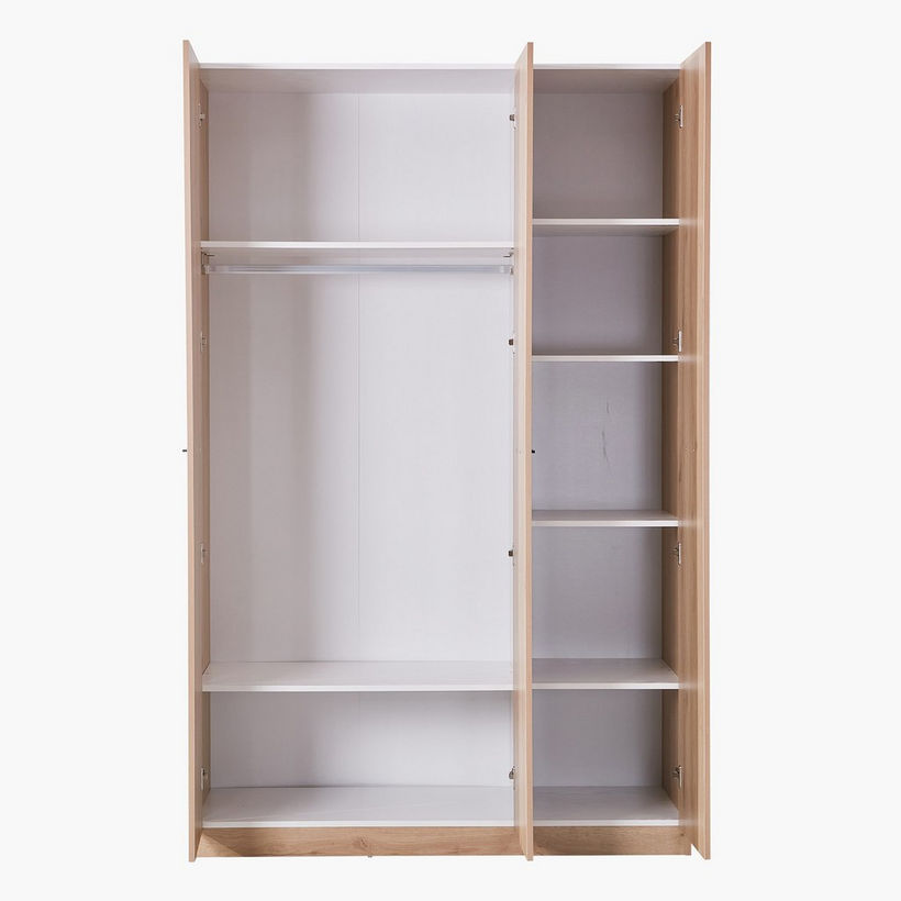 Urban 3-Door Wardrobe with Mirror - Image 7