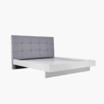 Patara Upholstered King Bed with Floating Footboard - 180x200 cm