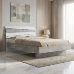 Patara Ancona Queen Bed with Floating Footboard - 140x200 cm