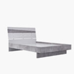 Patara Ancona Queen Bed with Floating Footboard - 140x200 cm