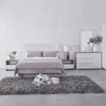Patara Queen Bed with Floating Footboard - 160x200 cm