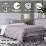 Patara Twin Bed with Floating Footboard - 120x200 cm