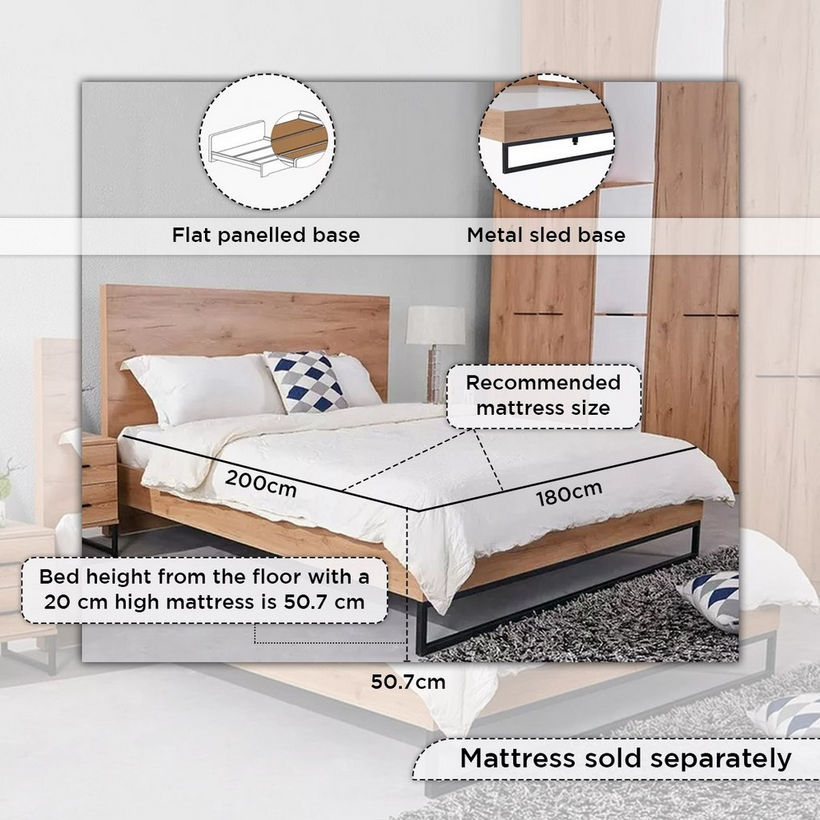 Urban King Bed - 180x200 cm - Image 5