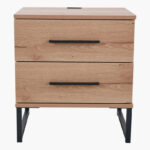 Urban 2-Drawer Smart Nightstand with USB Charging Port