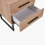 Urban 2-Drawer Smart Nightstand with USB Charging Port
