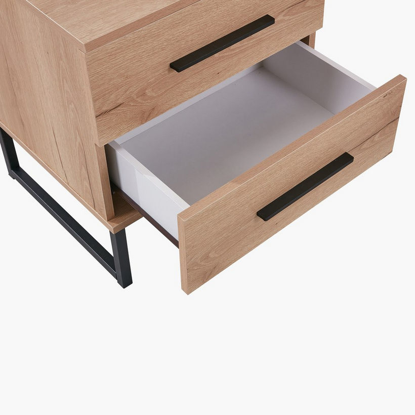 Urban 2-Drawer Smart Nightstand with USB Charging Port - Image 7