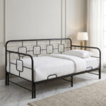 Movo Urban Extendable Metal Single Day Bed - 90x200 cm
