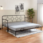 Movo Urban Extendable Metal Single Day Bed - 90x200 cm