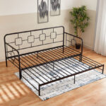 Movo Urban Extendable Metal Single Day Bed - 90x200 cm