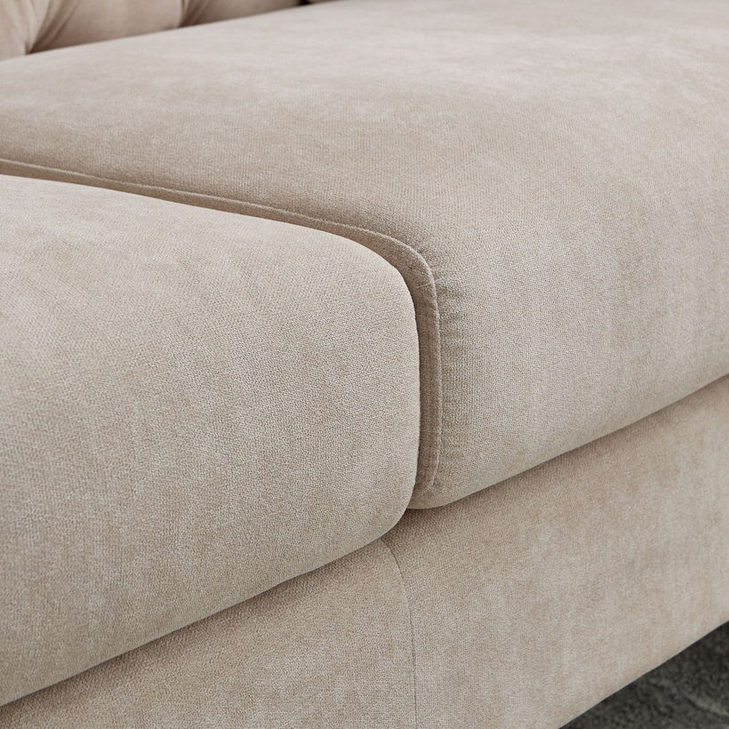 Oro 2-Seater Fabric Sofa with 2 Cushions - Image 9