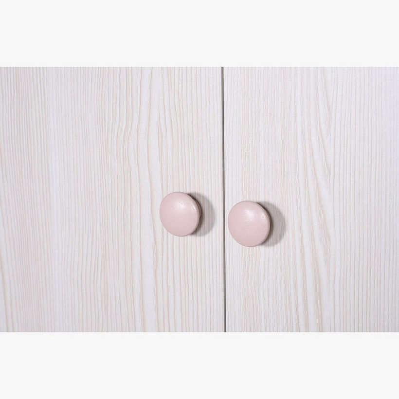 Anna 3-Door and 2-Drawers Wardrobe with Mirror - Image 12
