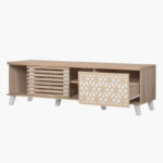 Classic 1.8 Metre 2-Sliding Door TV Unit for TV up to 75 inches