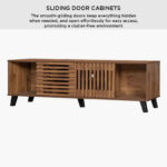 Tortilla 1.6 Metre 2 Sliding Door TV Unit for TV up to 70 inches