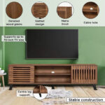 Tortilla 1.8 Metre 2-Sliding Door TV Unit for TV up to 75 inches