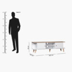 Darwin 1.8 Metre TV Unit for TV up to 75 inches