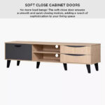 Theo 1.8 Metre TV Unit for TV up to 75 inches