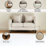 Sky 2-Seater Sofa with 2 Cushions