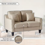 Sky 2-Seater Sofa with 2 Cushions