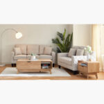 Sky 2-Seater Sofa with 2 Cushions