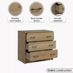 Movo Oasis 3-Drawer Dresser without Mirror