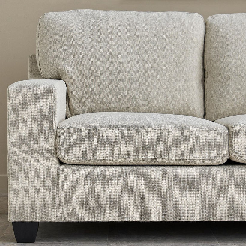 Simpson 3-Seater Fabric Sofa with USB Port - Image 4