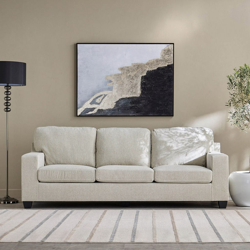 Simpson 3-Seater Fabric Sofa with USB Port - Image 9