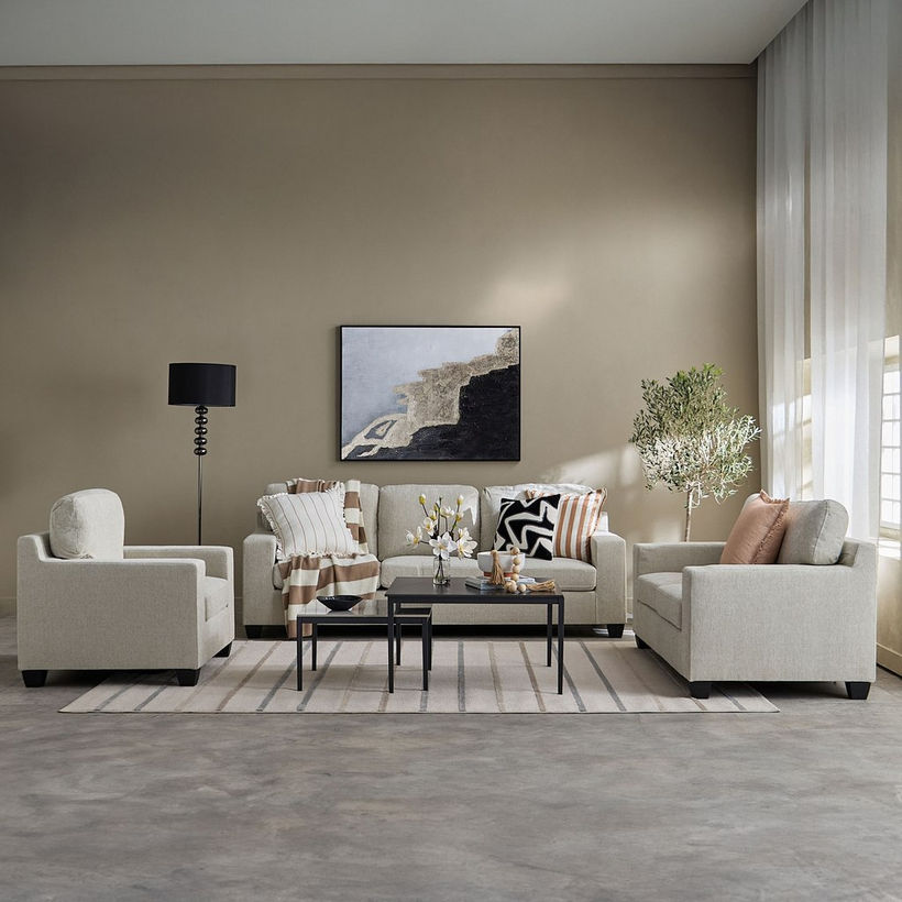 Simpson 3-Seater Fabric Sofa with USB Port - Image 14