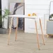 Toto 4-Seater High Dining Table with Solid Wood Legs - Image 11