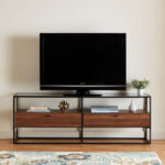 Ruby 1.6 Metre Glass Top TV Unit for TVs up to 70 inches