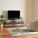 Ruby 1.6 Metre Glass Top TV Unit for TVs up to 70 inches