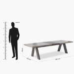 Manhattan Lux 12-Seater Dining Table