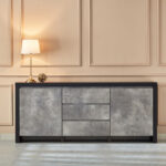 Manhattan Lux 2-Door 3-Drawer Sideboard