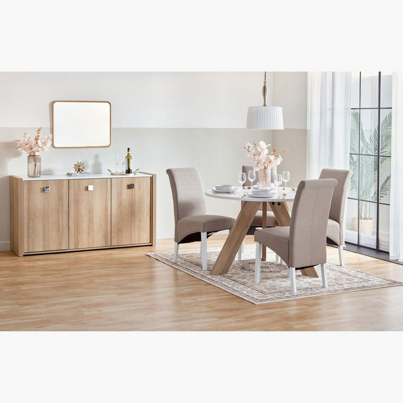 Cambridge 4-Seater Round Dining Table - Image 9