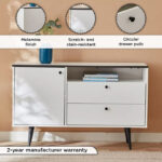 Finland 2-Drawer Sideboard with Door