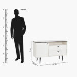 Finland 2-Drawer Sideboard with Door